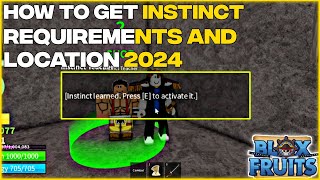 How to get OBSERVATIONINSTINCT in Blox Fruits  REMAKE amp UPDATED VERSION [upl. by Islek]