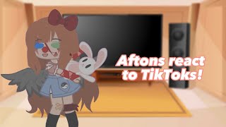 aftons react to TikToksMy Au [upl. by Kirch]