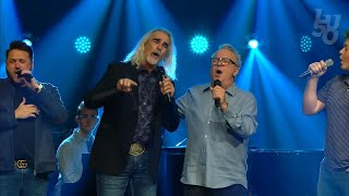 Guy Penrod Mark Lowry amp Jody McBrayer at the Liberty University Homecoming Concert [upl. by Neeruan]