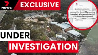 A groundbreaking new Sydney school under investigation  7 News Australia [upl. by Naerad749]