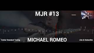 MICHAEL ROMEO  MJR 13  TAB GUITAR [upl. by Muir863]