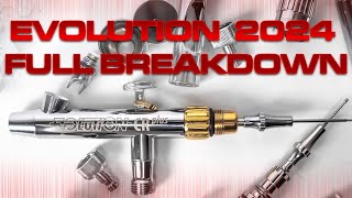 Harder amp Steenbeck Evolution 2024 airbrush full breakdown for cleaningmaintenance and reassembly [upl. by Beauregard832]