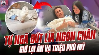 LỘ VIDEO ĐÀM VĨNH HƯNG TỰ NGÃ KHIẾN ĐỨT LÌA NGÓN CHÂN BÂY GIỜ LẠI ĂN VẠ TRIỆU PHÚ MỸ [upl. by Eilhsa]