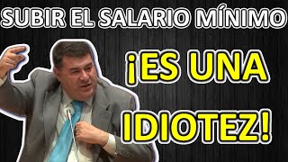 Aumentar el salario mínimo destruye el empleo de mujeres y jóvenes Miguel Anxo Bastos en español [upl. by Fabiola]