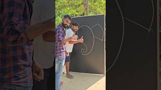 Amazing Drawing How to draw God Ganesh ji Drawing With S Letter Drawing Beginners shorts [upl. by Slaby]