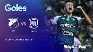 Deportivo Cali vs Jaguares goles  Liga BetPlay Dimayor 2023 2  Fecha 19 [upl. by Leiso624]