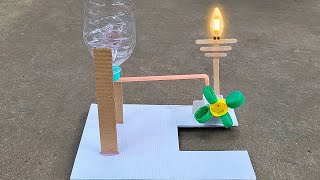 Easy science project working model  Hydro generator [upl. by Jayson123]