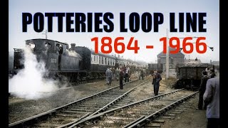 Potteries Loop Line HANLEY TRAIN STATION COLOURIZED VIDEO [upl. by Harbird]