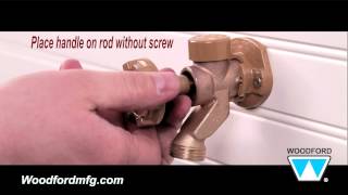 Woodford Model 17 Outdoor Faucet Repair Kit Installation [upl. by Morganne865]