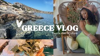 Greece Vlog  Boat ride Luxury Resort Food Culture and MORE [upl. by Ramar]