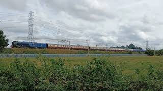 60532 Blue Peter at Featherstone on loaded test run [upl. by Mansoor]