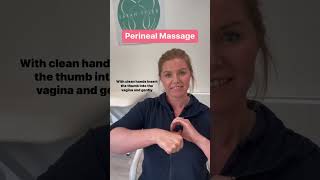 A brilliant tool to help you do perineal massage  Sarah TylerPelvic Physio [upl. by Mezoff]