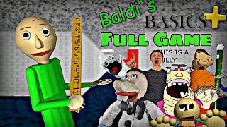 Baldis Basics Plus V04  NEW CHARACTER  Full Game Walkthrough  No Commentary [upl. by Ikila]