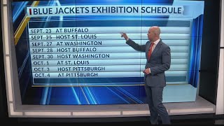 Blue Jackets release exhibition schedule ahead of 20242025 campaign [upl. by Syck209]