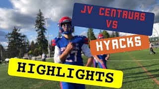 JV CENTAURS vs HYACKS highlights 100224 [upl. by Anahsat]