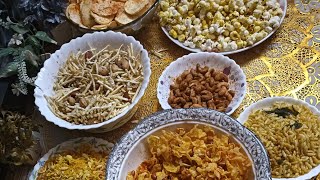 Diwali snacks 1 Month Storable Crispy10 types of Snacks easy n simple way mai is diwali par [upl. by Rednaeel]