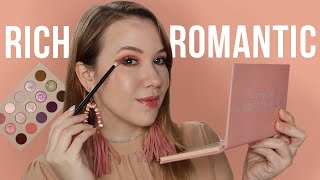 Glaminatrix Cosmetics Rich Romantic Palette  Swatches comparisons amp 2 looks [upl. by Ardnuahsal]