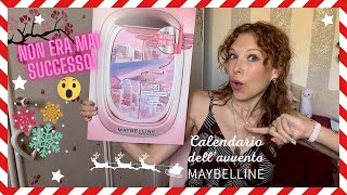 CALENDARIO AVVENTO MAYBELLINE 2024 con sorpresa inaspettata 🎁 [upl. by Rufena]