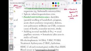 Sickle cell anemia part 2 haematology 52 First Aid USMLE Step 1 in UrduHindi [upl. by Eimyaj]