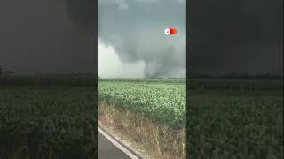 Remnants of Beryl spawn tornado in Indiana [upl. by Ribaudo71]