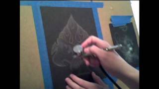 High Quality Airbrush Demonstration video [upl. by Ahaelam]