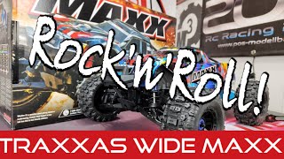 Traxxas WideMAXX 4S brushless Monster Truck deutsch german [upl. by Darcie]