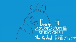 All the Disney Studio Ghibli Films  Disneycember [upl. by Brynn]