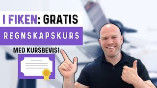 Hvordan føre regnskap i Fiken for nybegynnere kurs med kursbevis  video 1 av 5  Link i bio [upl. by Vitia]