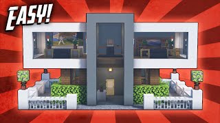 Minecraft How To Build A Modern House Tutorial 41 [upl. by Aaron271]