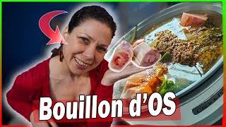 RECETTE et bienfaits du BOUILLON DOS pour lintestin et la peau [upl. by Loma]