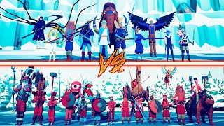 BOSS UNITS TEAM vs GIANT VIKING TEAM  Totally Accurate Battle Simulator  TABS [upl. by Rayford]