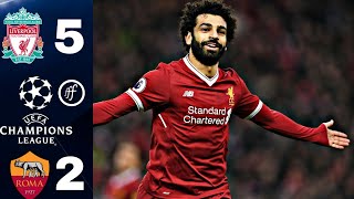 Liverpool Vs Roma 52 • Salah Heroics 🔥• Champions league Classics [upl. by Yttiy]