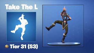 Take The L  Fortnite Emote [upl. by Chemaram978]