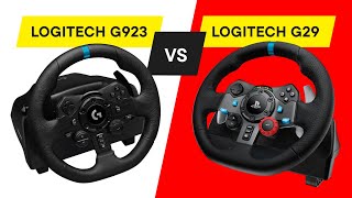 Logitech G923 VS Logitech G29 СРАВНИТЕЛЬНЫЙ ОБЗОР ИГРОВЫХ РУЛЕЙ [upl. by Aicilegna]