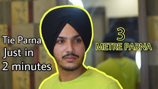 2 minute parna  v shape parna tutorial  Bir ramgarhia [upl. by Aeresed179]