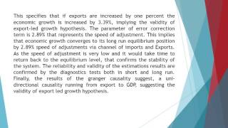 Is Export Led Growth Hypothesis Exist in Saudi Arabia Evidence from an ARDL Bounds Testing Approach [upl. by Rubbico]