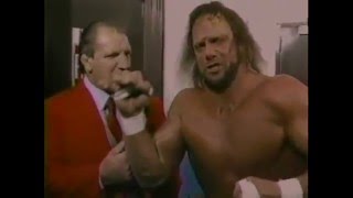 Bruno Sammartino calls Randy Savage a Piece of Slime and Attacks Him [upl. by Uhayile936]