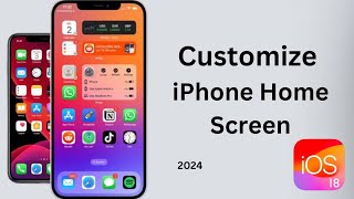 How To Customize your iPhone Home Screen  Customize Your iPhone Screen [upl. by Eninnaej46]