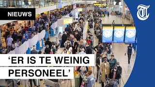 Drukte op Schiphol Komende tijd gaat spannend worden [upl. by Darreg497]