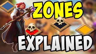 Zone Types Explained  Albion Online Beginners Guide [upl. by Aitak]