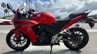 2014 Honda CBR500r clean CBR w Low Miles in the Bay Area [upl. by Maclay953]