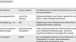 Deutsch  Aspekte  Wortschatz  C1  Kapitel 8 [upl. by Pease424]