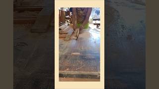 Slicing both side of dchair foot carpentry ideas woodworker woodworking viralvideo [upl. by Allekim]