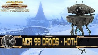 SWTOR Guide  MCR 99 Droiden Walktrough auf Hoth  Deutsch [upl. by Cassady]