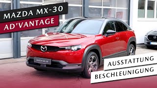 Mazda MX30 eSKYACTIV Ad’Vantage – Ausstattung und Beschleunigung 0100kmh – Schuster Automobile [upl. by Snahc801]