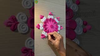 Rangoli designs for diwali simple and easy rangolidesign diwalirangoli shorts [upl. by Nahn]