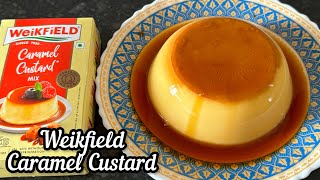 Weikfield Caramel Custard  Weikfield Caramel Custard Mix Recipe  Weikfield Caramel Pudding [upl. by Aicrag]