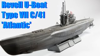 Type VII C41 Atlantic Version Uboat Revell 1144 scale submarine model [upl. by Jamie]