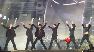 220416  FANCAM  Blood Sweat Tears  Fake Love  BTS PTD Las Vegas  Day 4  Allegiant  4K 직캠 [upl. by Andert633]