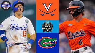 7 Virginia vs 2 Florida INCREDIBLE  College World Series Opening Round  2023 College Baseball [upl. by Corso]